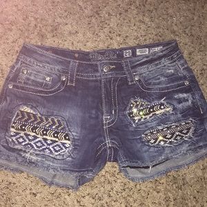 Miss Me Signature Jean Shorts from Buckle